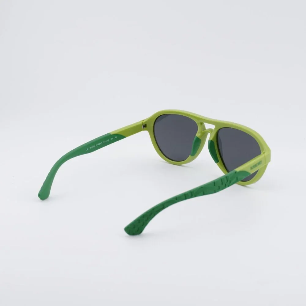 Burberry Kids JB4005U 418287 Sunglasses Green Aviator Frame, Grey Lenses